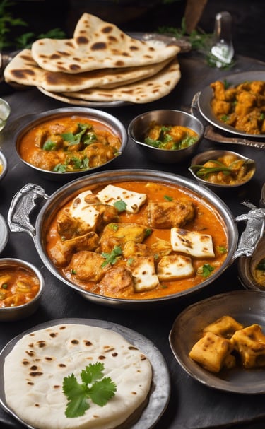 Lunch at Brij Highway King hotel in Kosi kalan