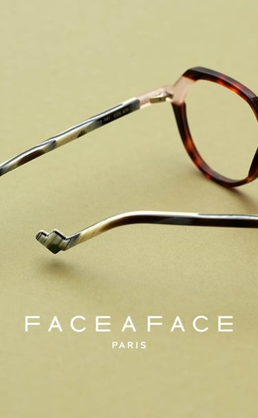 Lunettes Face à Face - Design audacieux et créatif, collection disponible chez Kyoptic, Paris 6.