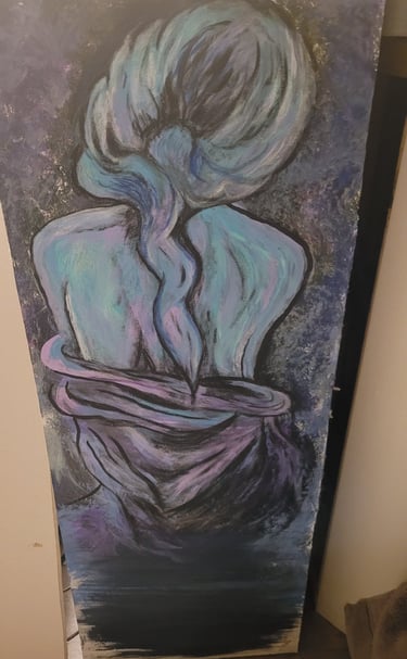 bathroom wall painting