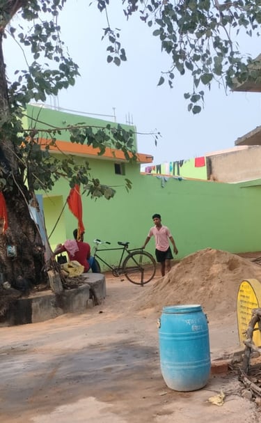 boy with cycle