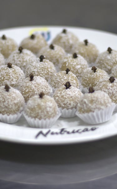 beijinho de farinha de jatobá