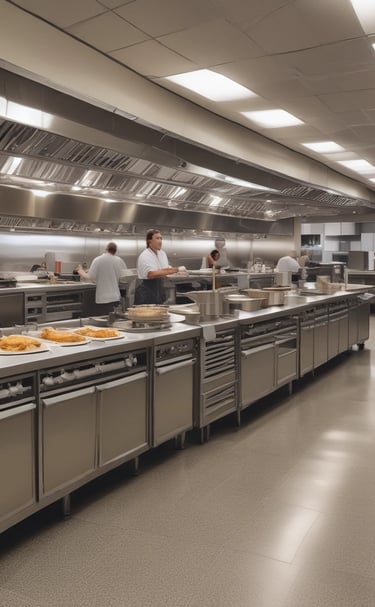 cozinha de restaurante