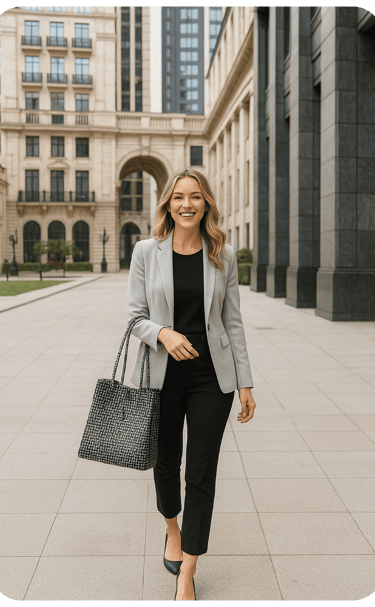 Tas anyaman plastik hitam handmade untuk wanita kerja dengan gaya profesional