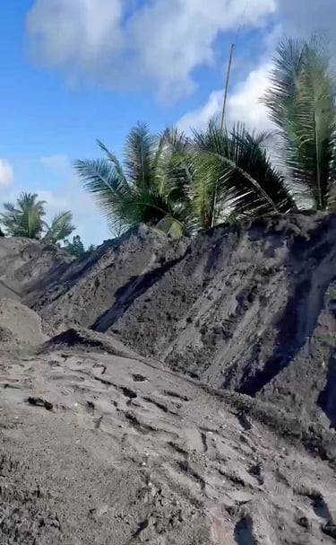 stock pile pasir