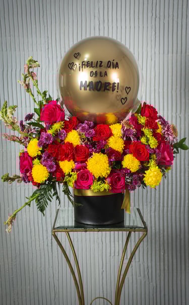 rosas preservadas con cúpula pereira