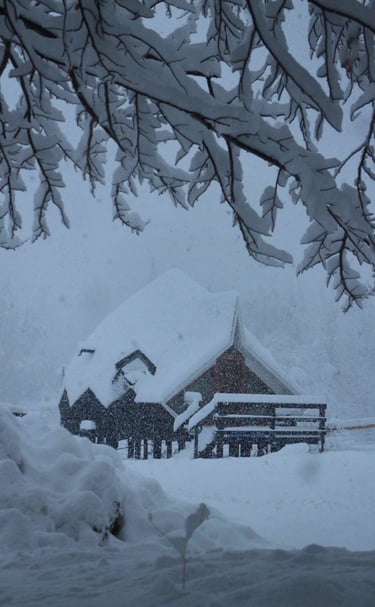 Increíble Domo nevado en el Cajón del Maipo