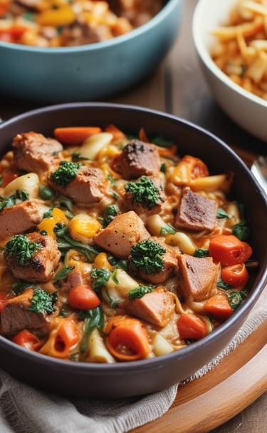 A serene morning scene with sunlight filtering through trees onto a journal and cup of tea.