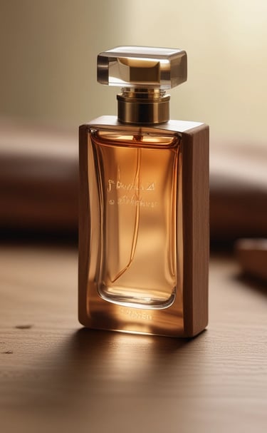 A collection of attar bottles in various shapes and sizes, each with intricate designs, set on a velvet cloth.