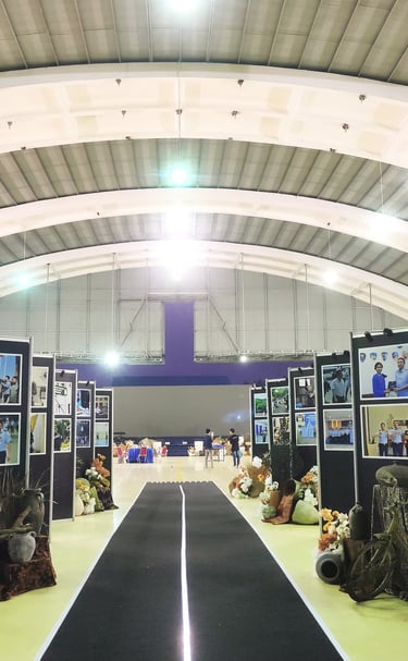 sewa partisi panel foto