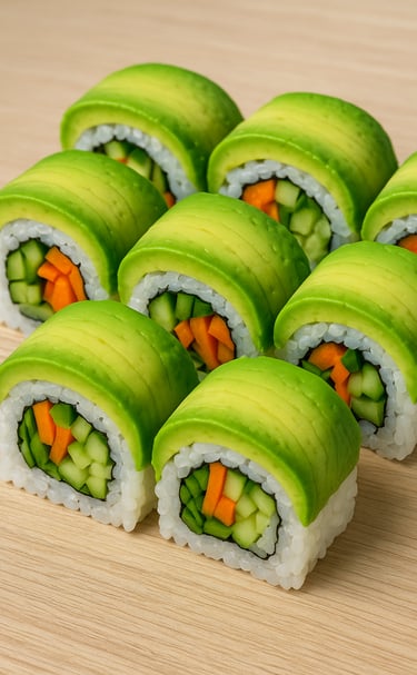 Avocado sushi 