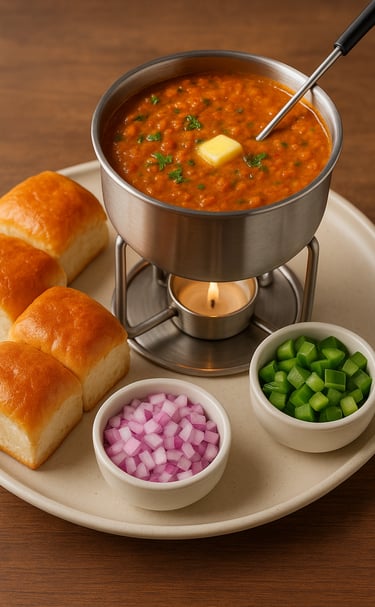 Pao Bhaji Fondue