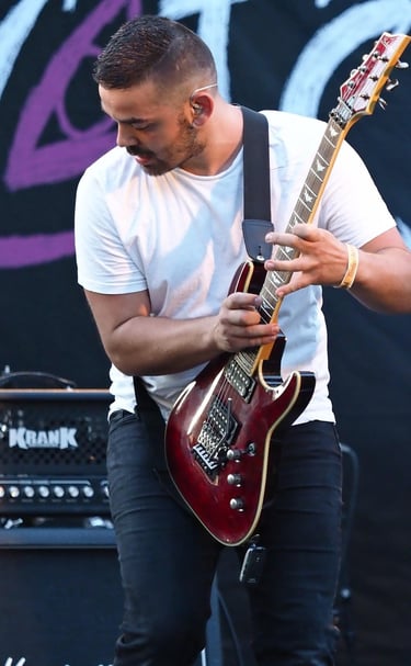 Sidoine guitariste de watchers band