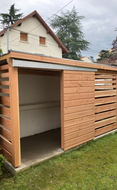 abri de jardin en bois sur mesure lyon