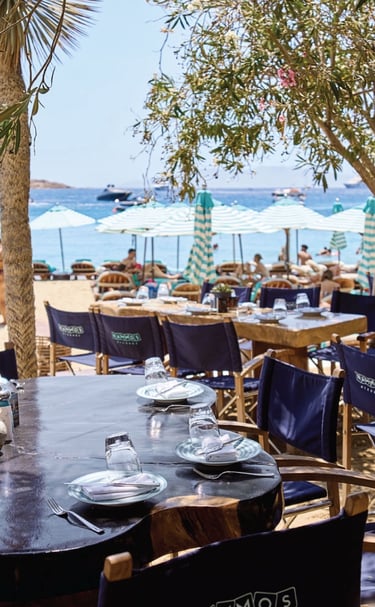 a table with plates of food and drinks