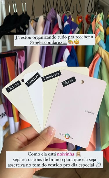 Cartela de coloração pessoal