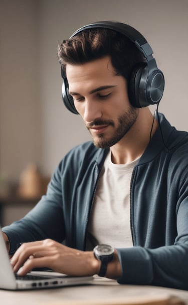 A busy call center with agents assisting clients in a brightly lit office.