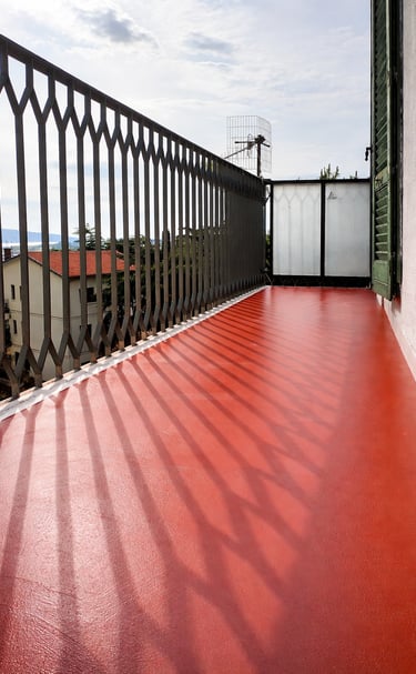 Balcone in resina Resine Mongiardo