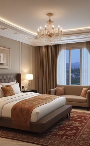 Well-maintained garden space perfect for relaxing moments at the guest house.