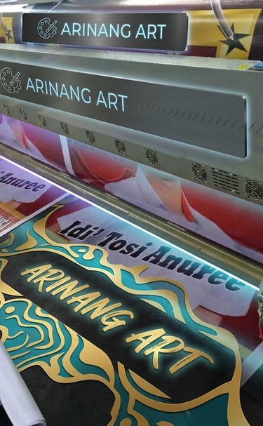 Percetakan makassar arinang art spanduk baliho