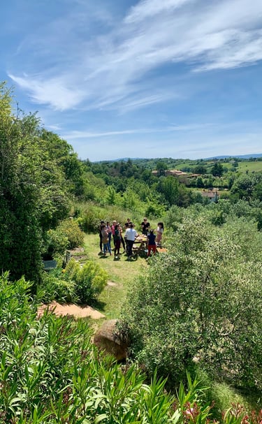 cours de yoga en extérieur