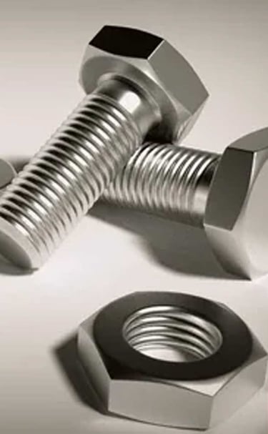 Nickel alloy fasteners and bolts - Inconel hex bolts