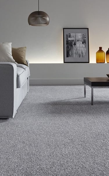 Brand new gray carpet installation Richmond Texas