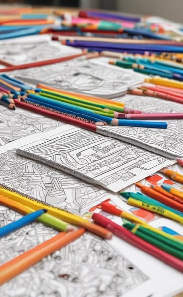 brown and green books on green textile