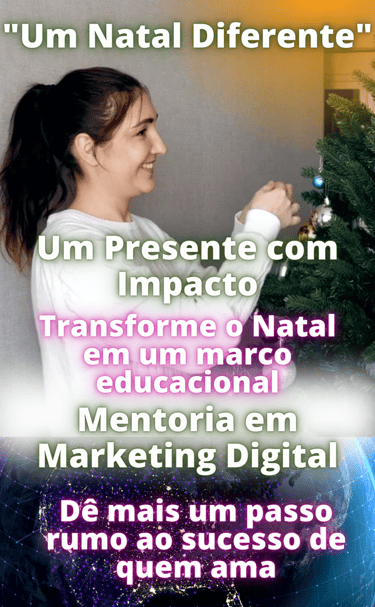 a woman in a white shirt and a christmas tree