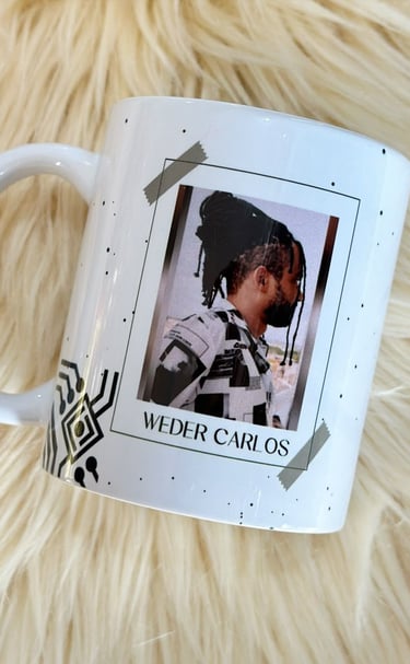 Caneca padrão estampada personalizável