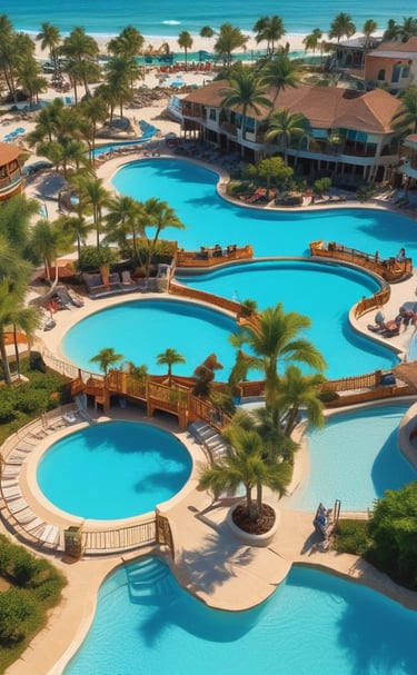 Modern residential building with clean lines and large windows at sunset.