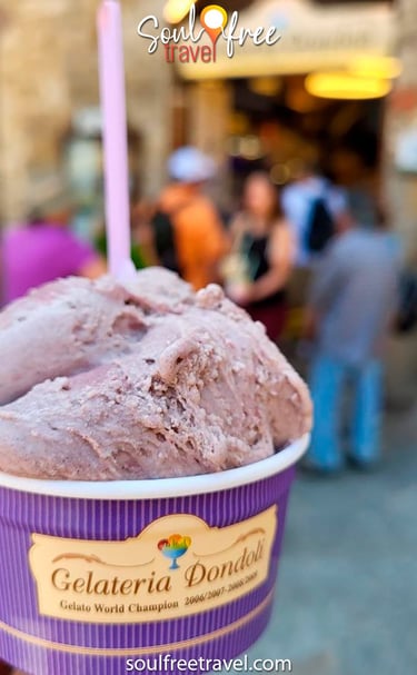gelato, dondoli, sangimignano, tours
