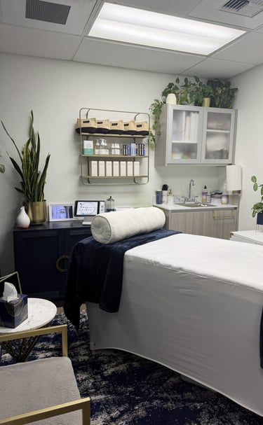 Private lash studio at So In Love Lashes, in Bird Rock, La Jolla