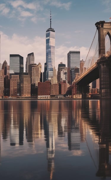 A scenic view of a mountain range at sunset.