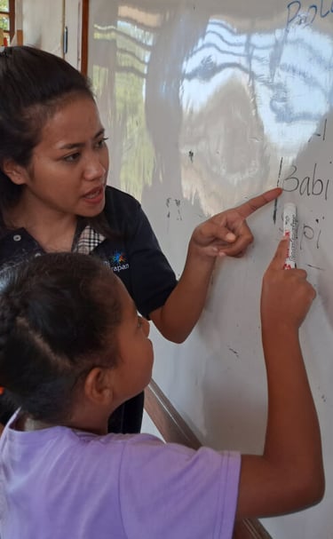 teachers for remote areas in Indonesia