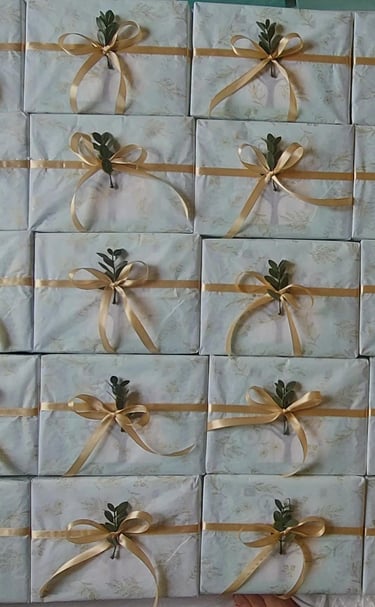 Corporate gift wrapping for Ericsson Pakistan for handmade pen holders by Morph Studios