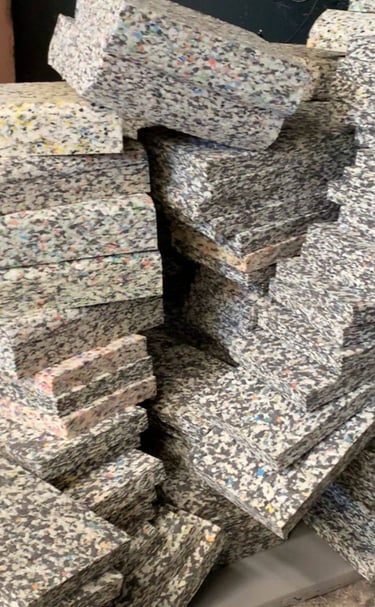 Goma espuma aglomerado alto impacto