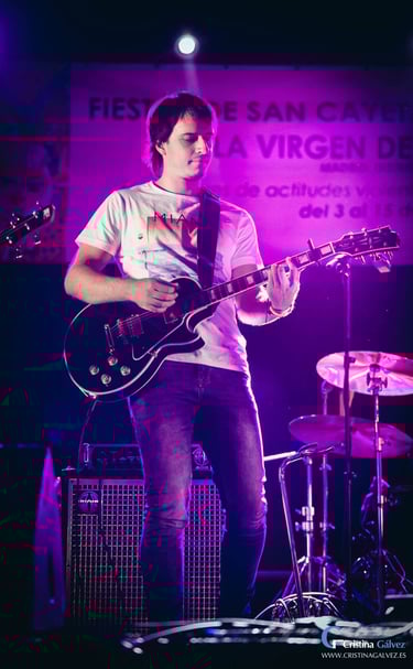 Guitariste Jesús Sanz à Madrid