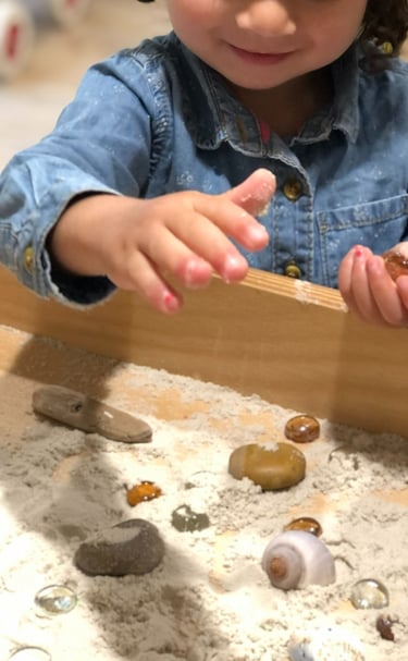 enfant et coquillages