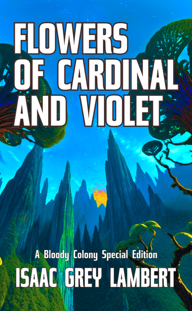 Cover of the book "Flowers of Cardinal and Violet"