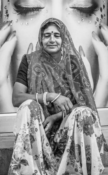 Bikaner - Looking Down towards Me