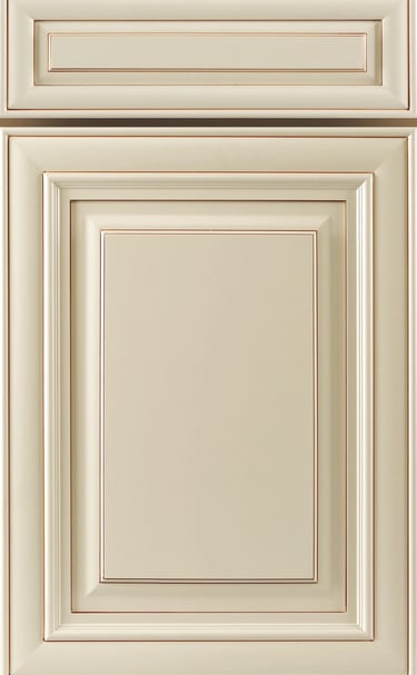 Creme Maple Glazed Kitchen Cabinet