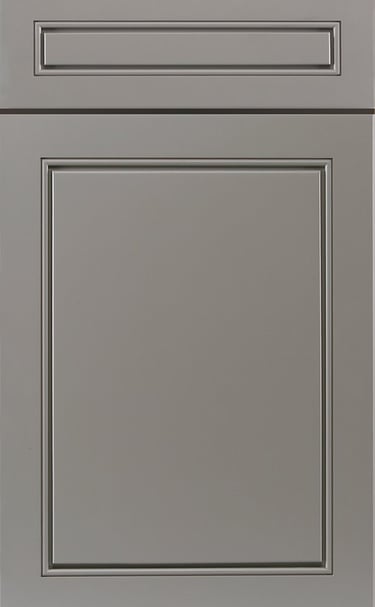 Greige maple kitchen cabinet