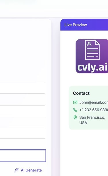 a website page with a picture of a person's name on it