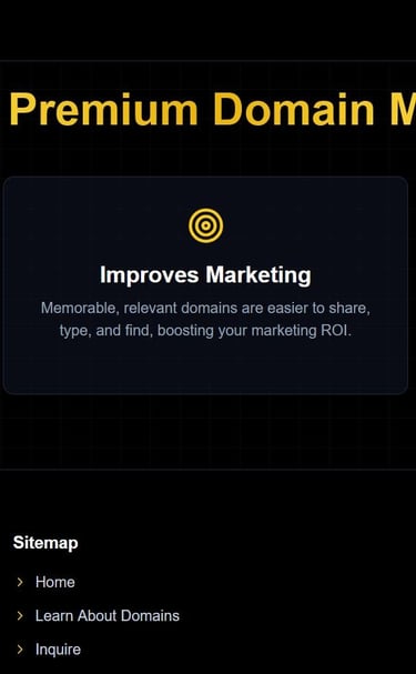 a website page with a bunch of different types of domains and importance of domains in SEO
