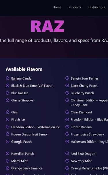 RAZ ltx 25000 vape master distro in usa