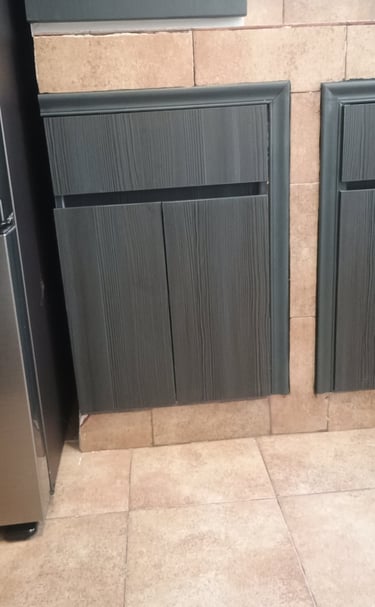 mueble de cocina almacenamiento inferior 