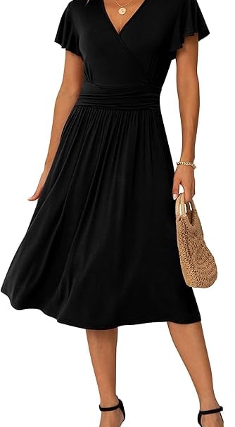 Womens Summer Wrap Dress