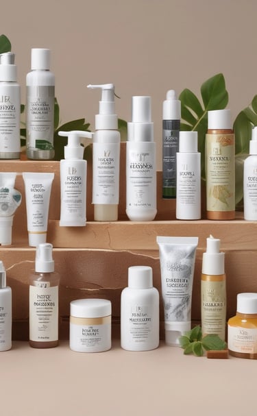 A serene morning scene with a woman enjoying a skincare ritual by a sunlit window.