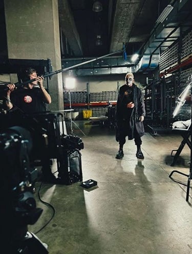 Boom operator Johnny Siera for AEW Wrestling Darby Allin