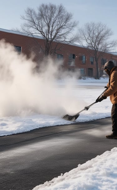 Workers carefully loading furniture into a transport van in Stuttgart.